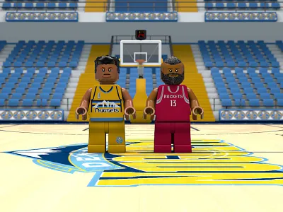 NBA LEGOs - 1/3/16 3d adobe after effects adobe illustrator basketball cinema 4d cute lego motion graphics nba