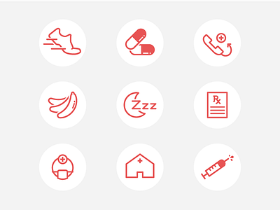 Health Icon Set flat health healthcare icon icon set