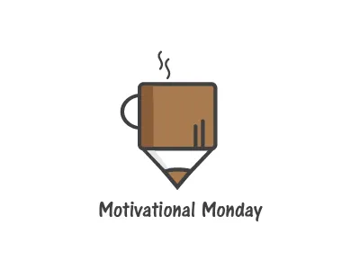 Motivational Monday Logo flatdesign motivationalmonday post talenticasoftware