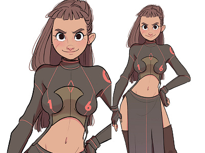W 16 character design