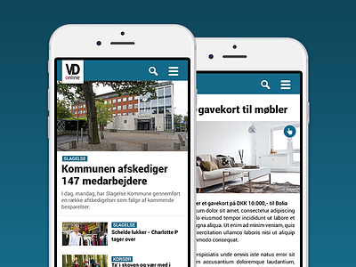 VD Online android clean iphone mobile modern vdonline website