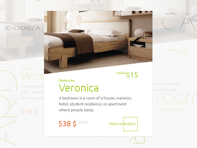 Furniture Factory Site (Card Product) card desktop interface modular design site style trend ui user web