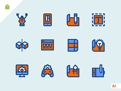 Design Icons Freebie 3d design developement free freebie game icons idea illustration sketch vector web