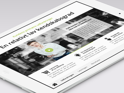 Jysk Fynske Medier Case Study app case clean ipad minimalistic modern studies study tablet