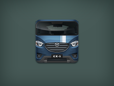 Cx5 car design icon