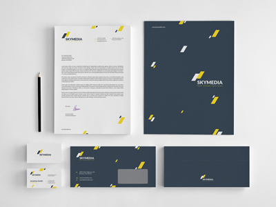 Corporate Stationery vol.4 branding business card corporate creative folder identity letterhead logo mock up personal stationery