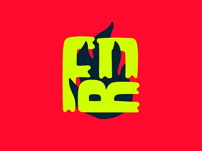 Fogo no rabo fffriday lettering type typography