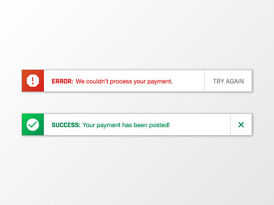Daily UI Challenge #011 dailyui error message success ui