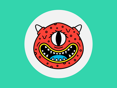 Kaiju Pearl character creature eyes face illustration kaiju monster weird