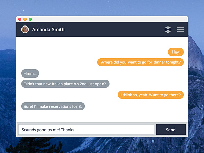 Daily UI Challenge #013 app dailyui messaging ui