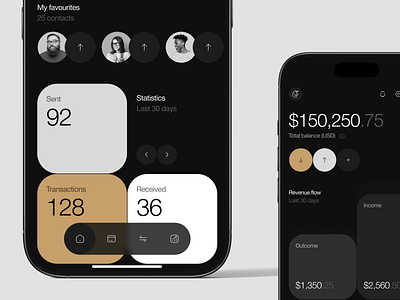 Taurus – A Private Banking Mobile App Experience account app banking finance fintech ios iphone mobile ui