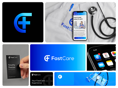 FastCare Healthcare Logo Design (Unused) accessibility bluegradient communityhealth crosssymbol efficientcare fastcare healthcare healthcarebranding healthinnovation healthservices healthtech logodesign medicallogo modernhealthcare patientfocused professionaldesign telehealth trustworthy wellness wellnessbrand