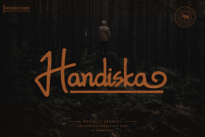 #1HANDISKA fonts handwriting