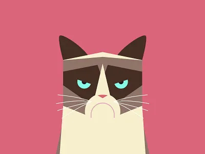 Grumpy Cat cat grumpycat illustration