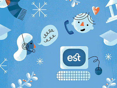 Earnest Holiday Card christmas earnest holiday new years snow