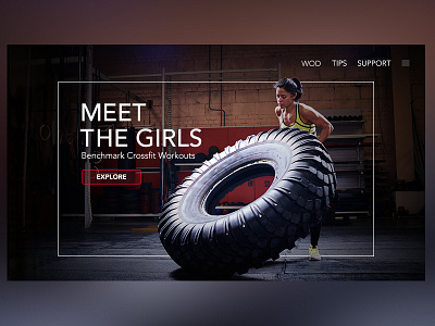 Meet The Girls banner crossfit crossfitgirl promo wod