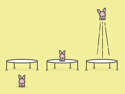 Bunny Trampoline bunny jump trampoline