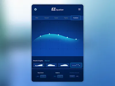 Winter EZ Equalizer blog design equalizer mobile photoshop psd ui uikits website