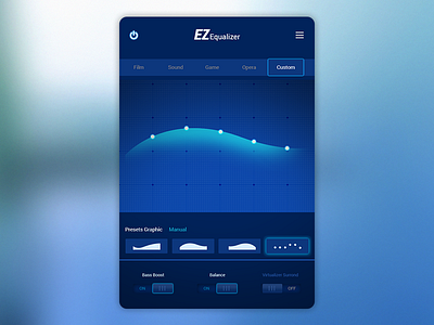Winter EZ Equalizer blog design equalizer mobile photoshop psd ui uikits website
