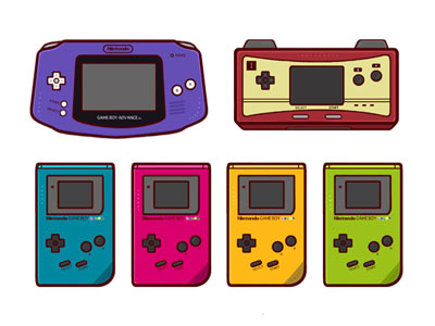 Gameboy game gameboy gba handheld