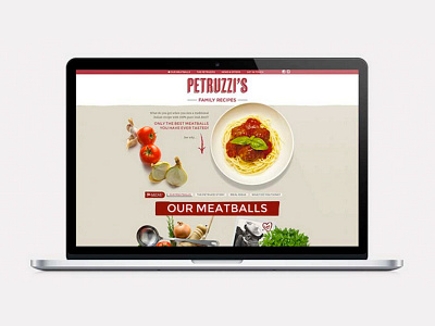 Petruzzis Website Design design retail site website website design food