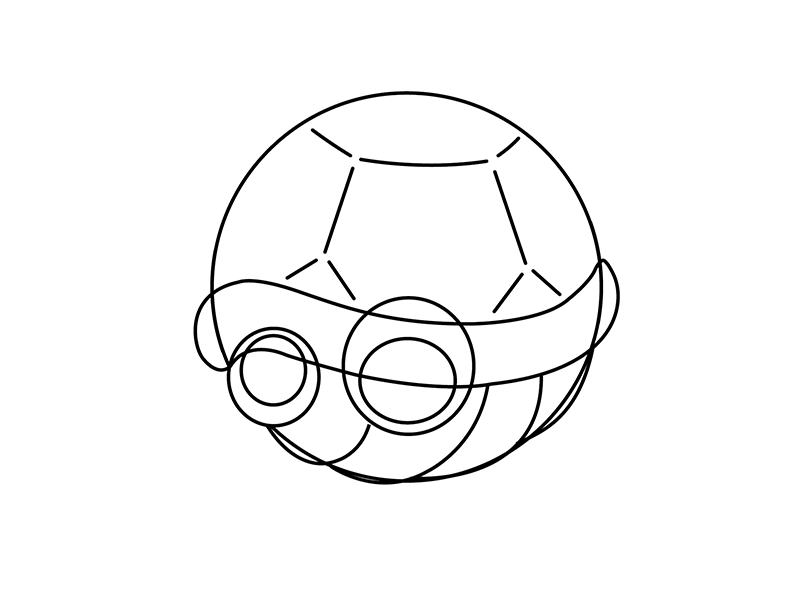 Round Nintendo Process goomba mario mario mushroom outlines process round nintendo shell