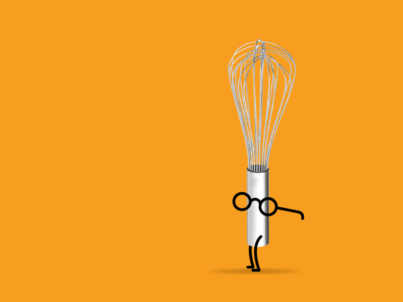 Risky Whisk animation balance cook design dribbble health illustration keyframe motion graphics whisk
