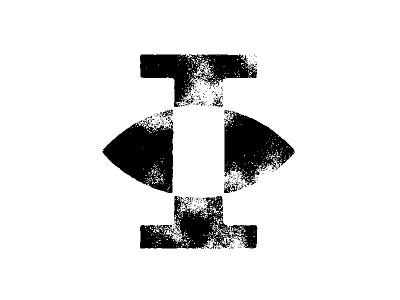I Letter alphabet eye letter lettering minimal