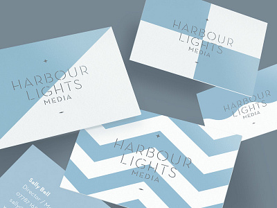 HLM brand design logo media nautical pattern