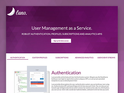 Luno.io Holding Page luno web