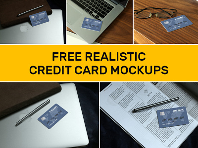 Credit Card Mockups bank card credit download free freebie mockup pay psd vector