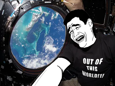Out Of This World meme space
