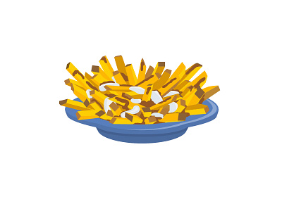 Mmm Poutine canada cheese food fries gravy illustration junk noms party poutine tasty vector