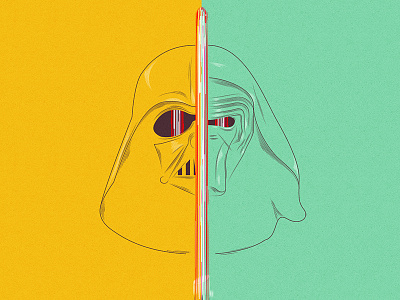 The Force Awakens darthvader kyloren starwars theforceawakens