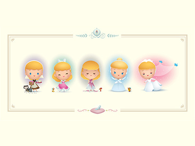 Rags To Wishes cinderella disney disney princess disneyland downtown disney jerrod maruyama wonderground gallery