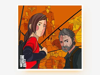 The Last Of Us game illustrator ps4 survivor the last of us