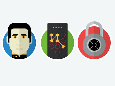 Digital Critical: "Data" Protection blog combination data icon illustration lock password phone security star trek vector webpt