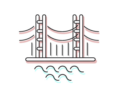 Golden Gate bridge goldengate vector