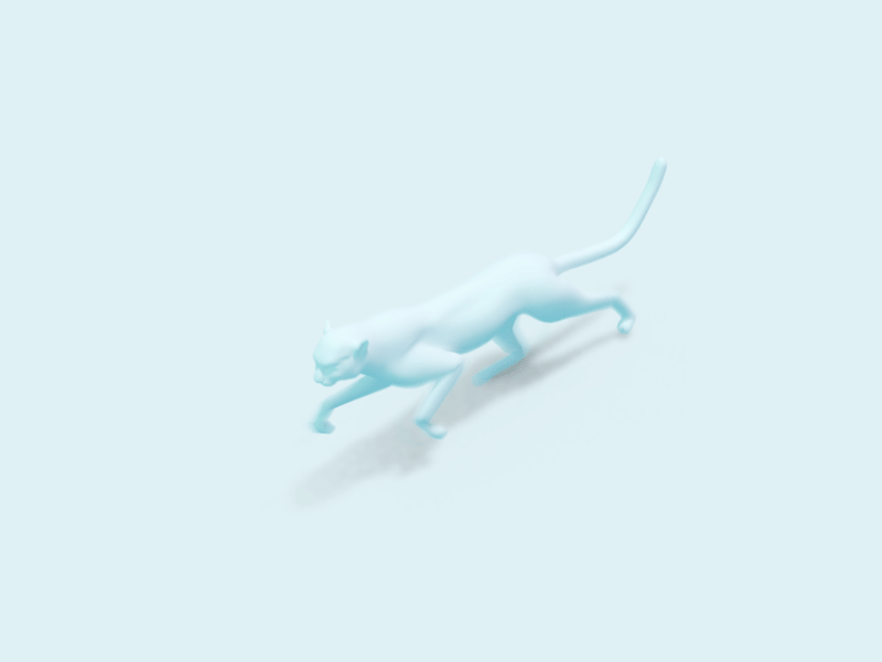 Cheetah 3d animation cheetah loop running