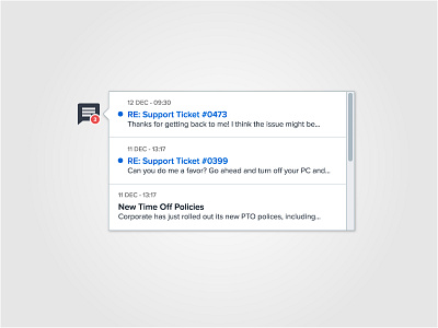 Daily UI Challenge #016 dailyui messages popup ui
