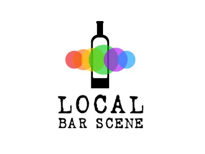 Local Bar Scene Logo Concept logo