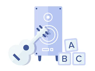 Categories - Others blocks gadget gifts guitar illustration instrument kids music shopper shopping toys vector