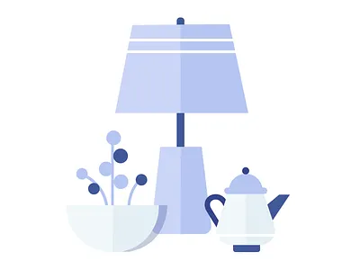 Categories - Home decor gifts home illustration lamp note pot shopper shopping vase vector