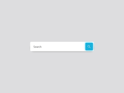 Daily UI 022 | Search bar blue clean daily ui dailyui glow search simples