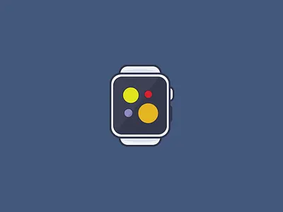 The Cosmic Landscape apple illustration vector watch