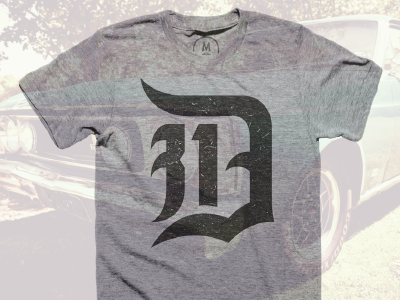 D 313 313 cotton bureau detroit logo michigan t shirt vintage