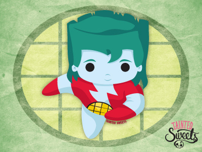 Captain Planet captain planet cartoon children illustraction retro tainted sweets vector