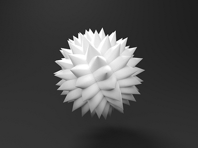 Mesh. #2 abstract blender cones limbo mesh particle system render white