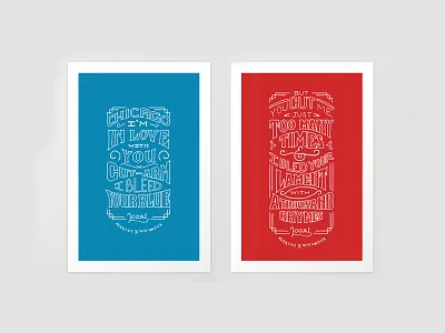 "Local" 312 alert chicago hand lettering hi fi native lettering posters
