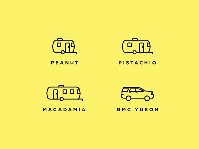 Airstream Trailer Icons adventure airstream explore nomad outdoors travel wanderlust